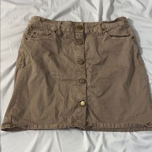 Gap button up skirt